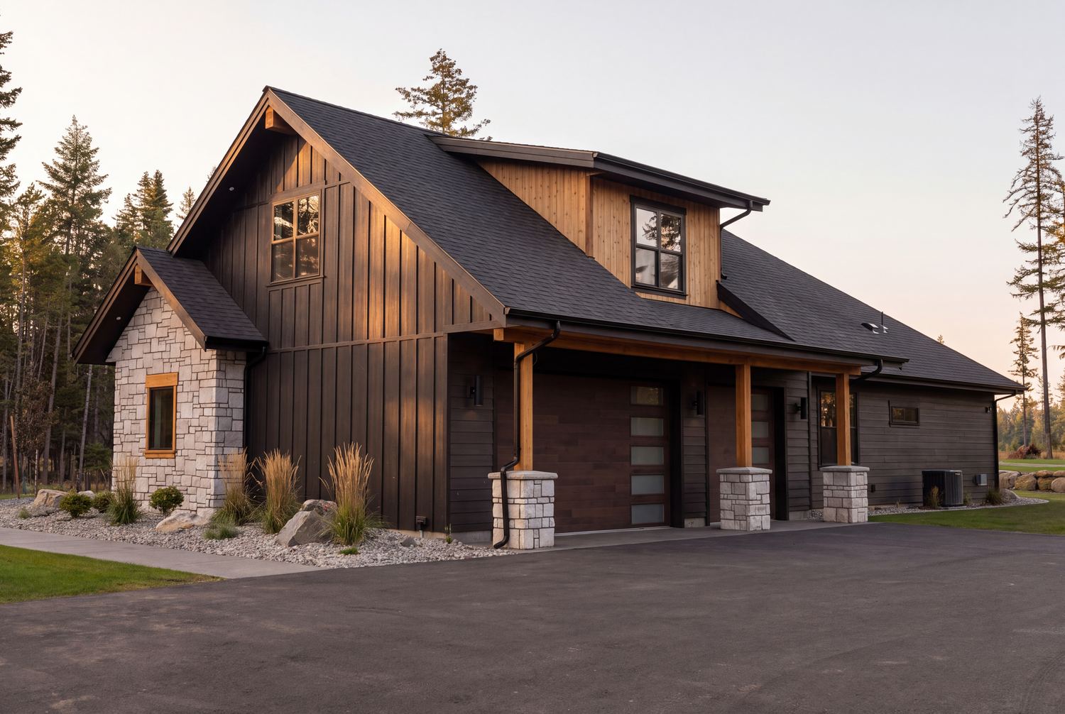 Custom home built by Safe Haven Homes & Design in North Idaho
