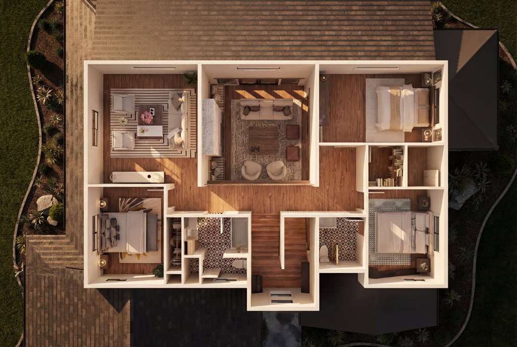 Upper level
