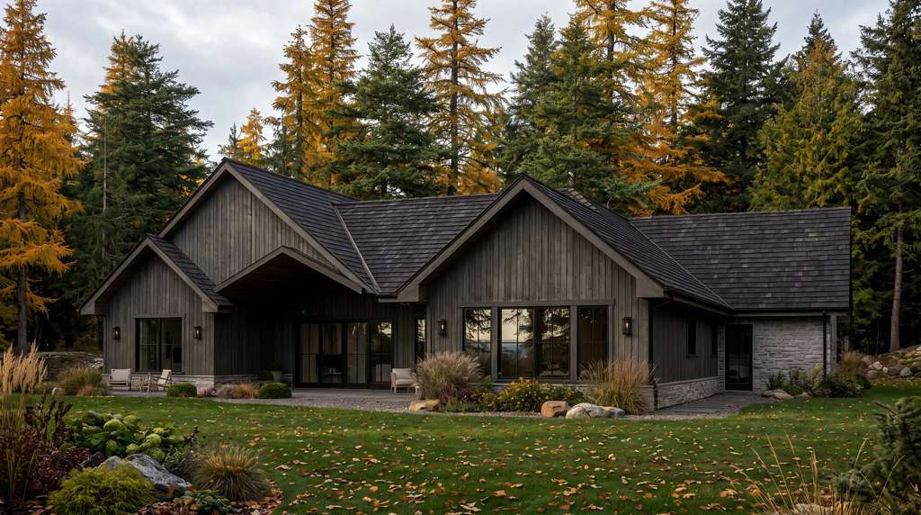 Rear elevation & covered living